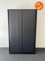 Roldeurkast - Ahrend - 195x100x45cm - Zwart - Refurbished, Werkplek, Ophalen of Verzenden, Gebruikt, Kast
