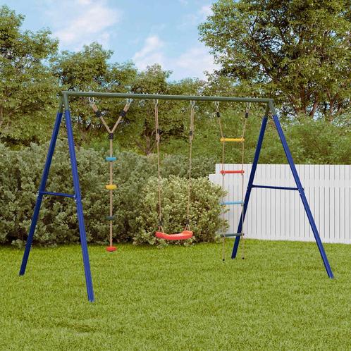 vidaXL Schommelset met schommel, ladder en klimtouw met, Kinderen en Baby's, Speelgoed | Buiten | Speeltoestellen, Nieuw, Verzenden