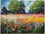 Grzegorz Jacek Olejniczak (XX) - Flowers in the meadow Abst., Antiek en Kunst