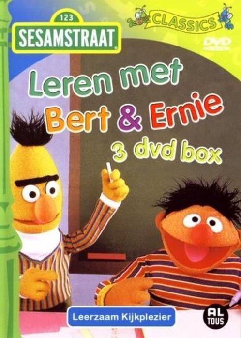 Sesamstraat leren met Bert en Ernie (dvd tweedehands film), Cd's en Dvd's, Dvd's | Actie, Ophalen of Verzenden