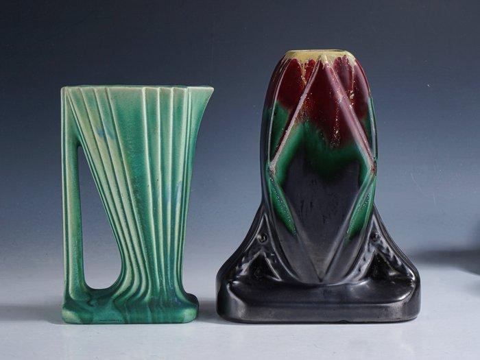 Faienceries de Thulin - Vaas (2) - Twee modernistische Art, Antiek en Kunst, Kunst | Designobjecten