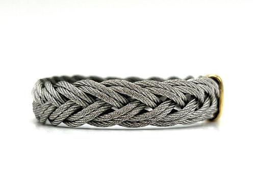 Fred - Bracelet - 18 carats Acier, Or jaune - FORCE 10, Handtassen en Accessoires, Antieke sieraden