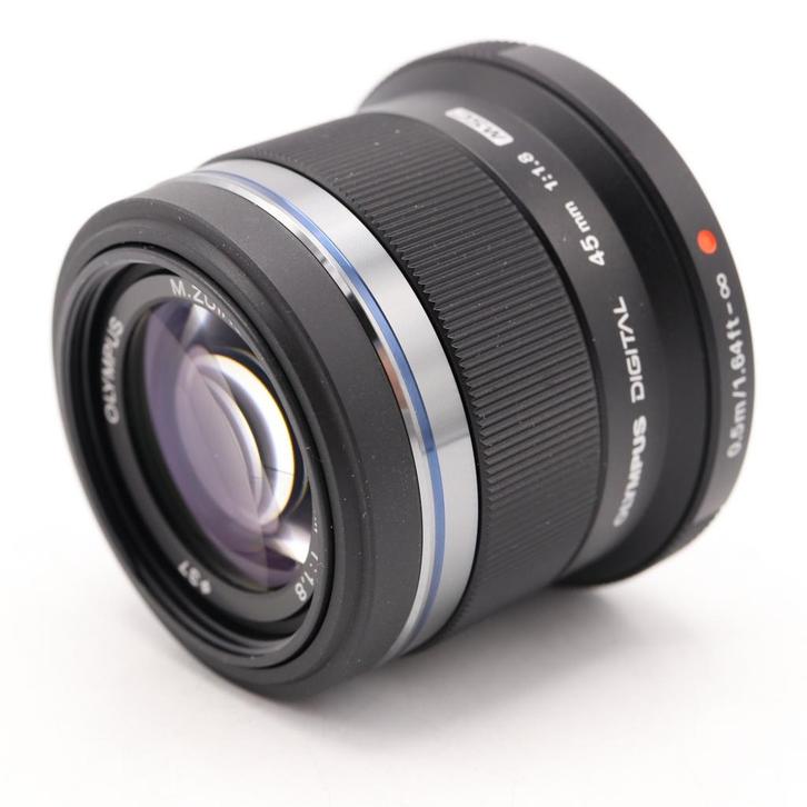 Olympus MFT 45mm F/1.8 zwart M.Zuiko Digital | Occasion, Audio, Tv en Foto, Foto | Lenzen en Objectieven, Ophalen of Verzenden