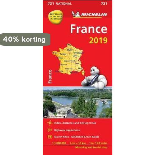 France 2019 - Michelin National Map 721 9782067236547, Boeken, Overige Boeken, Gelezen, Verzenden