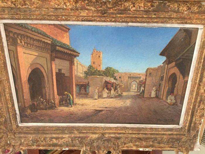 Franse school (XIX) - Scène Orientalististe, Antiek en Kunst, Kunst | Schilderijen | Klassiek