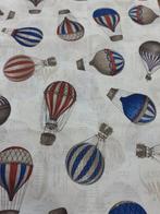 Meubelstof - 5 m - 1.4 m - Katoen luchtballon blauw