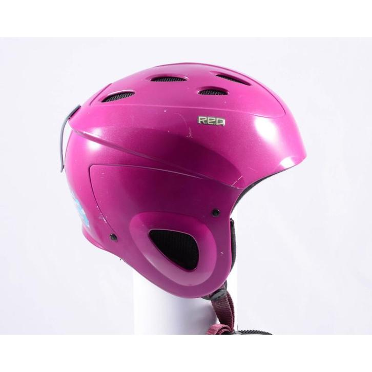 52 skihelm/snowboardhelm RED AGENT, Purple, Sport en Fitness, Skiën en Langlaufen, Ski, Overige typen, Gebruikt, Overige merken