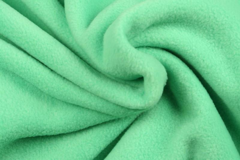 straal Plenaire sessie Moderator ② 10 meter fleece stof - Mintgroen - 100% polyester — Tissus & Chiffons —  2ememain
