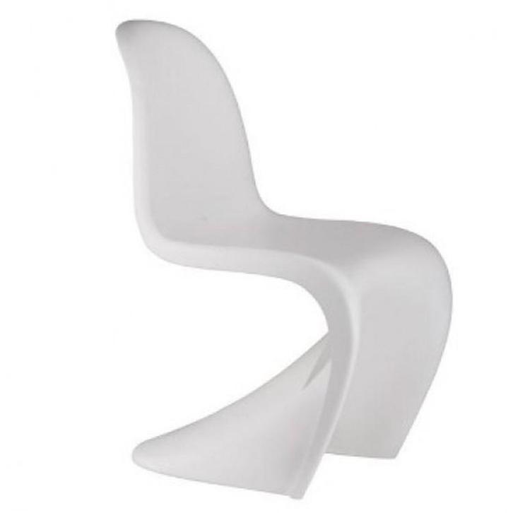 Eetkamerstoel Panton stoel mat PP wit, Huis en Inrichting, Stoelen, Nieuw, Verzenden