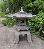 snow-showing lantern op vierkante voet - Graniet - Japan -