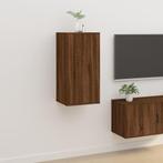 vidaXL Tv-wandmeubel 40x34,5x80 cm bruin eikenkleur, Huis en Inrichting, Kasten |Televisiemeubels, Verzenden, Nieuw