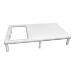 Snijplank | HDPE | Wit | Sapgeul | 650x400x110(h)mm, Zakelijke goederen, Verzenden, Nieuw in verpakking