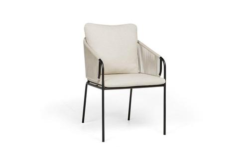 Suns Revello dining chair Fishbone weaving camel sand |, Jardin & Terrasse, Ensembles de jardin