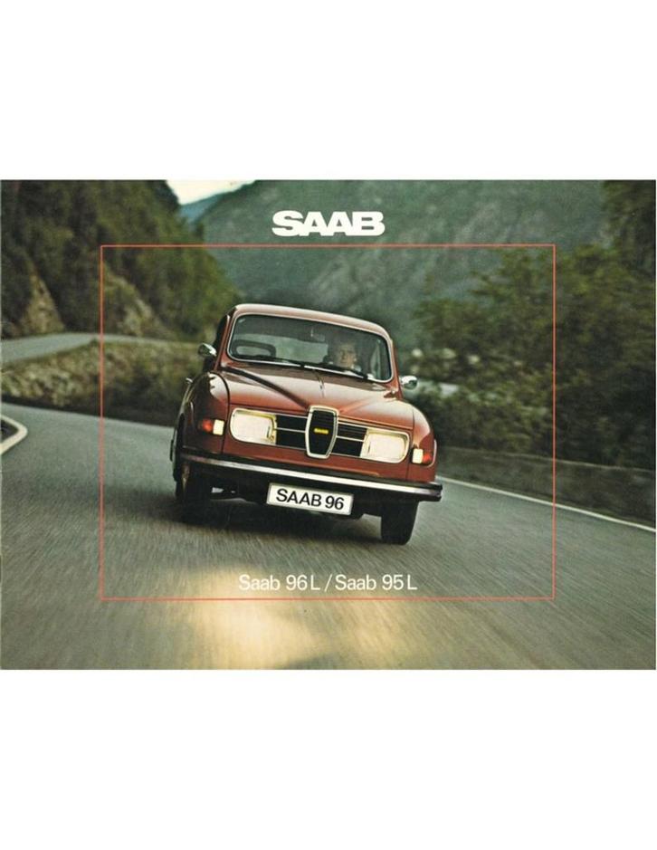 1976 SAAB 95L 96L V4 BROCHURE NEDERLANDS, Boeken, Auto's | Folders en Tijdschriften