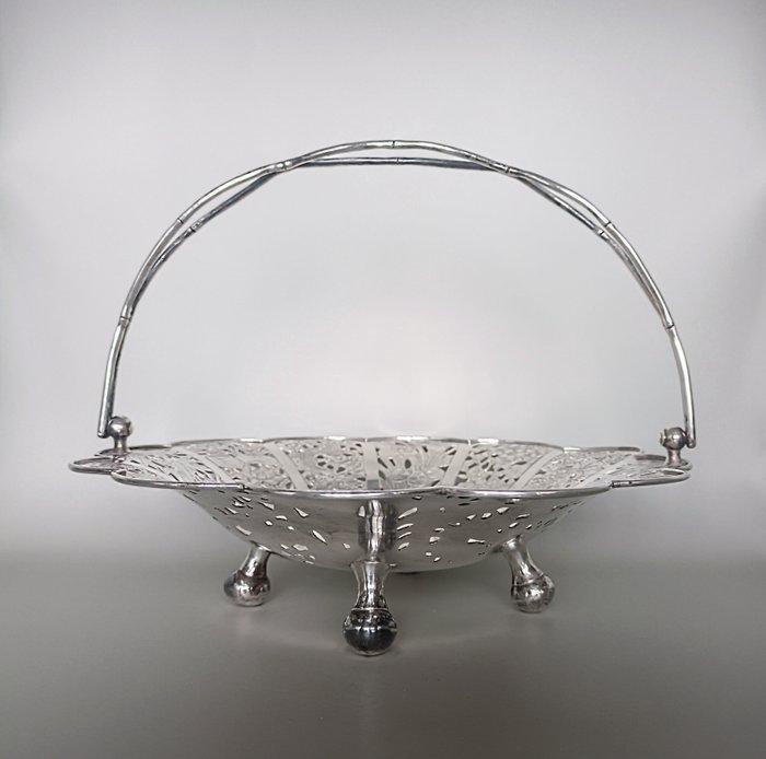 Chinese Export Silver - Wang Hing - Centre de table - Argent, Antiquités & Art, Antiquités | Argent & Or