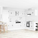 vidaXL Keuken Kast met opslag 2 pcs Wit 80 x 46 x 81.5 cm, Huis en Inrichting, Kasten | Overige, Verzenden, Nieuw