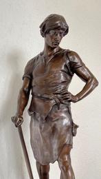 Emile Louis Picault (1833-1915) - sculptuur, Pax et Labor, Antiquités & Art, Antiquités | Céramique & Poterie