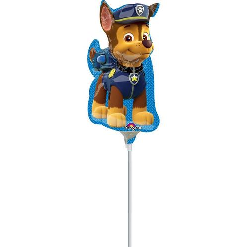 Paw Patrol Folie Ballon Chase Mini 36cm, Hobby en Vrije tijd, Feestartikelen, Nieuw, Verzenden