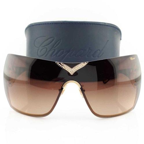 Chopard - Shield Tortoise Shell Havana with Rose Gold Tone, Handtassen en Accessoires, Zonnebrillen en Brillen | Dames