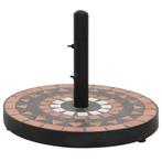 Parasolvoet 12kg Wit/Terracotta | OP=OP | Voor terras, Verstelbaar, Verzenden, Nieuw, Parasolvoet