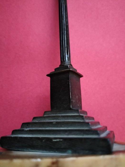 sculptuur, Columna Corintia Griega - 16 cm - Brons, Marmer -, Antiek en Kunst, Antiek | Overige Antiek