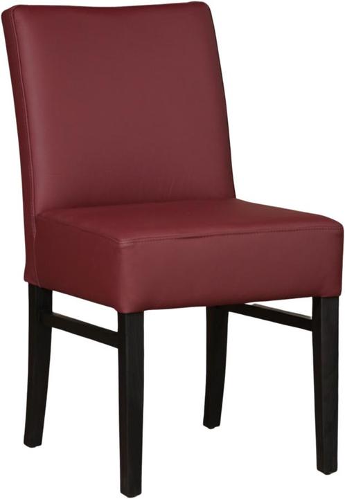 Donkerrode leren landelijke eetkamerstoel - Toledo Leer, Huis en Inrichting, Stoelen, Overige kleuren, Eén, Nieuw, Leer, Ophalen of Verzenden