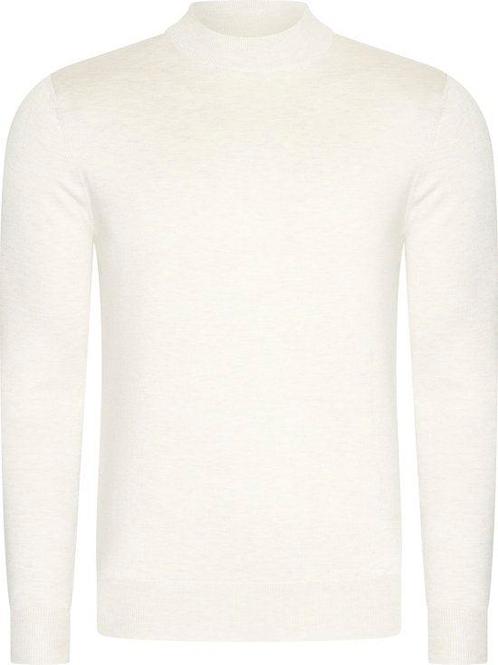 Tweedekans | Mario Russo Turtle Neck Trui Heren - Ecru - XL, Kleding | Heren, Truien en Vesten, Ophalen of Verzenden