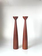 Birkerød Danmark - Erd - Kandelaar (2) - Teak, Messing