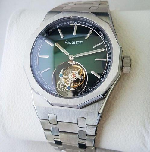 Aesop - TOURBILLON - Diamond - Swiss - Unique Flying -, Handtassen en Accessoires, Horloges | Heren