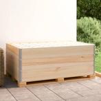 vidaXL Palletopzetranden 3 st 100x150 cm massief grenenhout, Verzenden