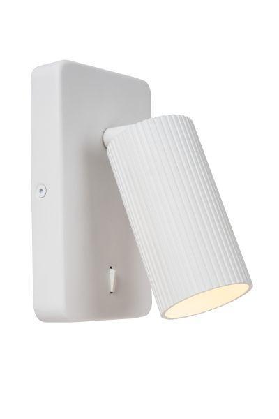 Lucide CLUBS - Wandspot - 1xGU10 - Wit -, Huis en Inrichting, Lampen | Spots, Nieuw, Verzenden