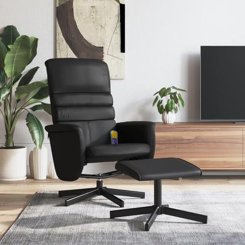 vidaXL Massagestoel verstelbaar met voetenbankje kunstleer, Huis en Inrichting, Fauteuils, Nieuw, Verzenden