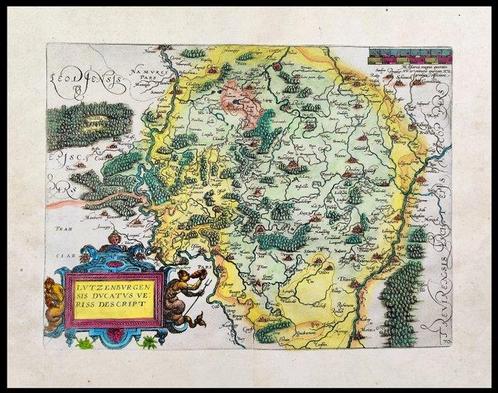 Luxembourg - Europe, duché de Luxembourg, Belgique, France,, Boeken, Atlassen en Landkaarten
