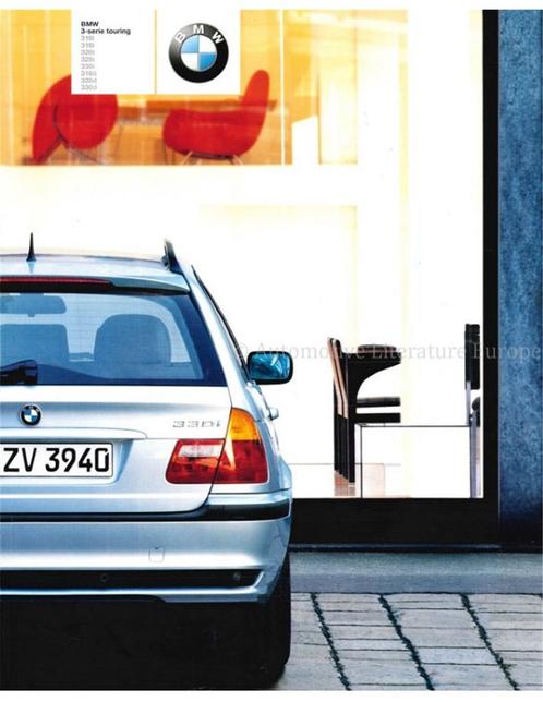 2002 BMW 3 SERIE TOURING BROCHURE NEDERLANDS, Livres, Autos | Brochures & Magazines