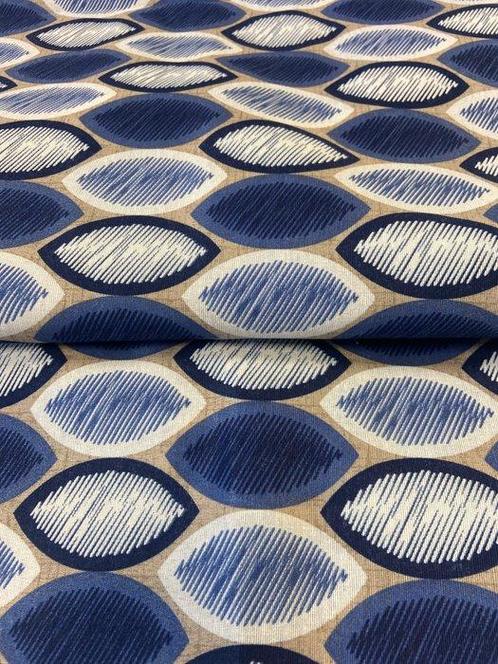 Exclusieve stof met dubbele hoogte en vloeiende geometrische, Antiek en Kunst, Antiek | Tapijten, Tafelkleden en Textiel