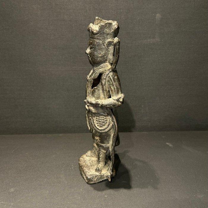 Brons tempelwachter - Brons - China - Ming Dynastie, Antiek en Kunst, Antiek | Overige Antiek