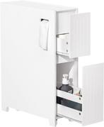 2dekans | SoBuy Lage Kast, Staande Smalle Opbergkast, Smalle, Huis en Inrichting, Ophalen of Verzenden, Nieuw