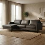 Leren hoekbank Match - 2.5-zits arm rechts + Longchair arm, Huis en Inrichting, 250 tot 300 cm, Bohemian, Industrieel, Modern, Scandinavisch