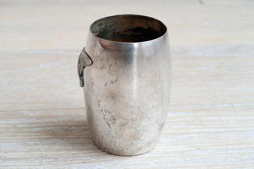 Romeo Miracoli - Tasse - Argent 800 - Timbale pour chasseur, Antiek en Kunst, Antiek | Zilver en Goud