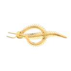 Gouden veer broche | Vintage (gouden broche, geelgoud), Bijoux, Sacs & Beauté, Broches, Ophalen of Verzenden