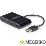 StarTech.com 4-Port USB 2.0 Hub, USB Bus Powered, Compacte, Verzenden