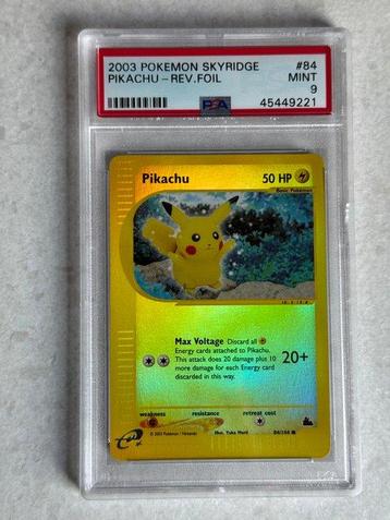 Pokémon - 1 Graded card - Pikachu 84 Foil - PSA 9 - Various beschikbaar voor biedingen