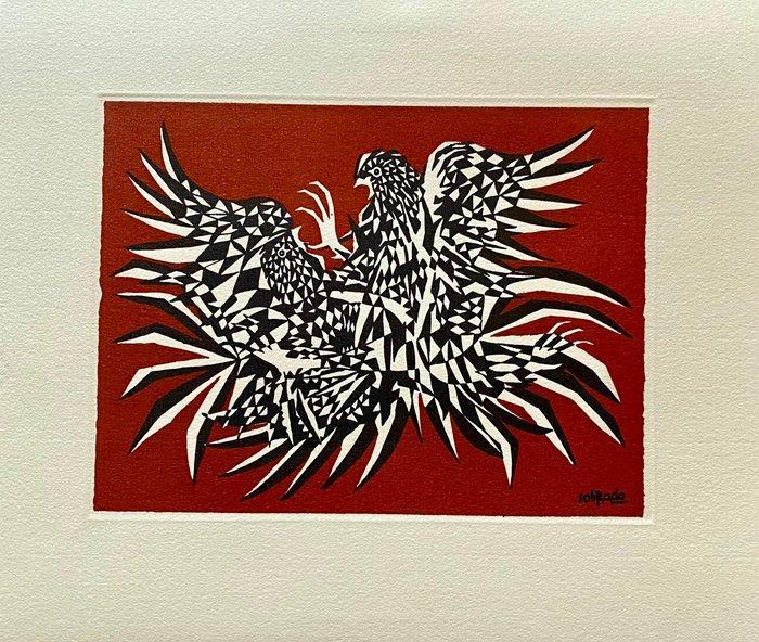 Pedro Sobrado (1936) - Combate de gallos, Antiek en Kunst, Antiek | Overige Antiek