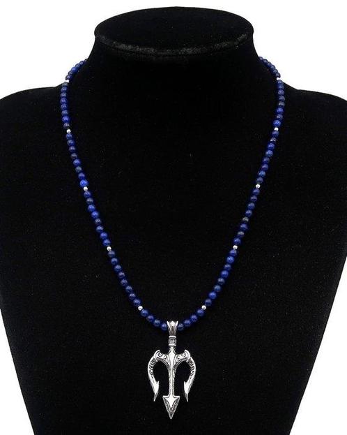 Lapis-lazuli - Collier Trident de Poséidon – Force, Antiek en Kunst, Antiek | Boeken en Manuscripten
