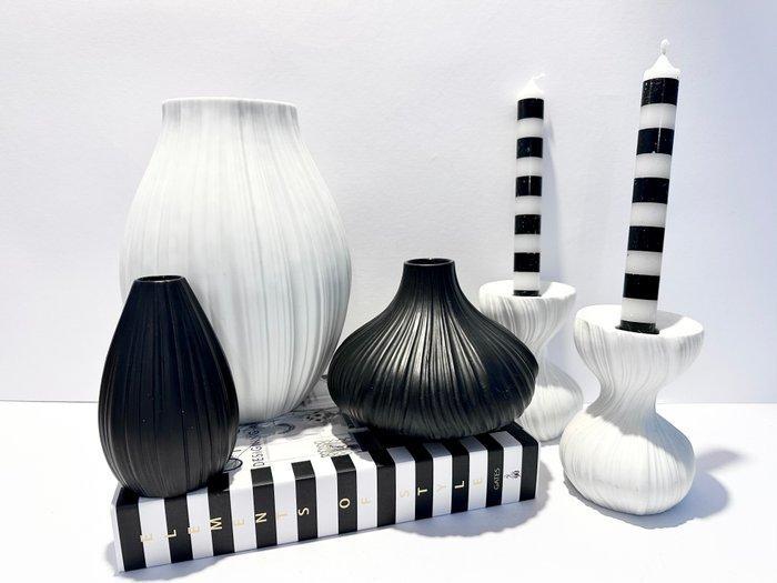 Rosenthal - Martin Freyer - Vaas (5) - Plissée - Biscuit, Antiek en Kunst, Antiek | Meubels | Stoelen en Sofa's