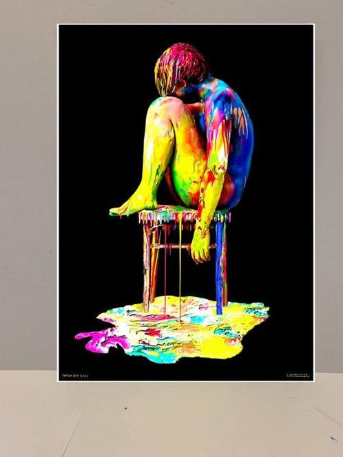 Giuseppe Fortunato (1956) - Tattoo Boy, Antiek en Kunst, Kunst | Schilderijen | Modern