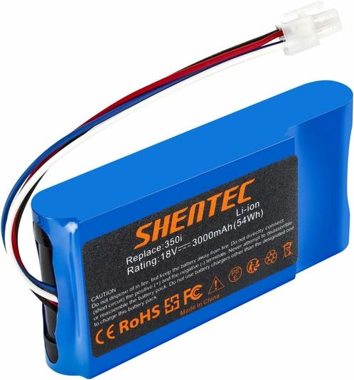 Shentec 18V 3000mAh Li-ion batterij voor Yard Force Amiro..., Audio, Tv en Foto, Accu's en Batterijen, Nieuw, Verzenden