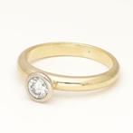 Bague - 18 carats Or jaune Diamant (Naturelle) - Solitaire, Nieuw