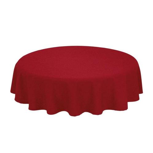 Nappe de Table Ronde Red 230cm Ø - Treb SP, Maison & Meubles, Cuisine | Linge de cuisine, Envoi