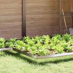 vidaXL Slakkenhekje Zilver 13,5 x 13,5 x 25 cm Gegevens, Jardin & Terrasse, Verzenden